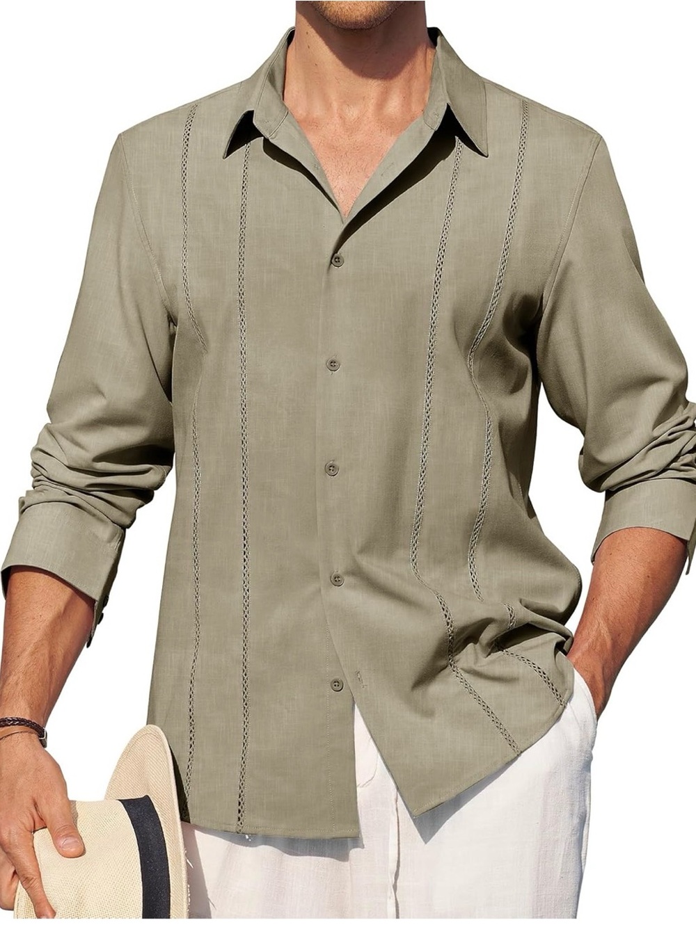 Men's Casual Button-Down Shirt